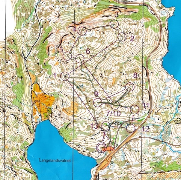 Nærløp Høgda/Langelandsvatnet nord